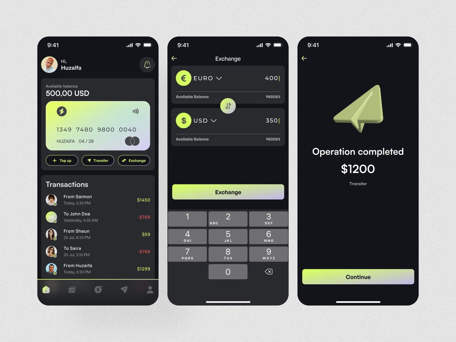 Digital Wallet App