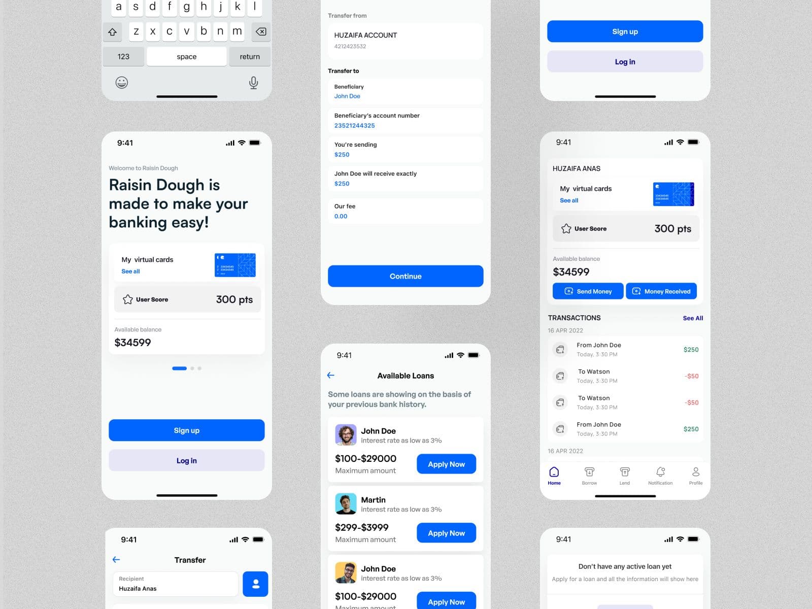 Raisin Dough Banking App