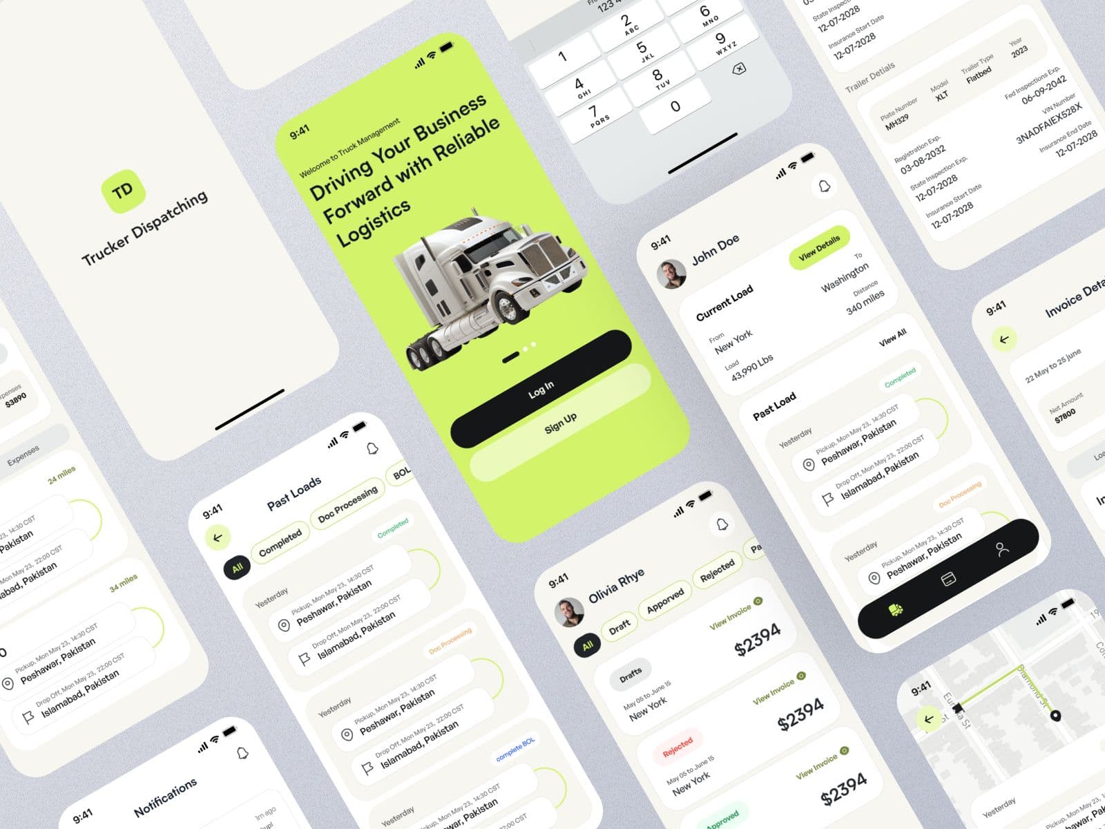 Trucker Dispatching — Driver App